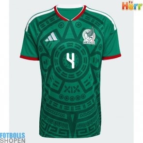 Billiga Mexiko Edson Alvarez #4 Hemmatröja VM 2026 Kortärmad